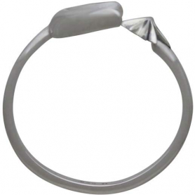 Sterling Silver Adjustable Moon and Star Ring