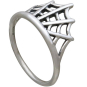 Sterling Silver Spider Web