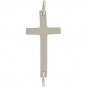 Jewelry Supplies - Cross Pendant Silver Links 12x23mm