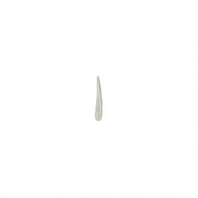 Sterling Silver Tiny Half Hammered Circle Links 6mm