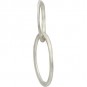 Sterling Silver Two Circles of Life Link 19x12mm