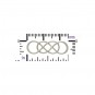 Sterling Silver Intertwined Infinity Link 8x26mm