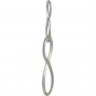 Silver Big and Little Infinity Pendant Festoon 8x30mm