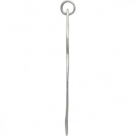 Sterling Silver Double Lotus Petal Pendant 48x36mm