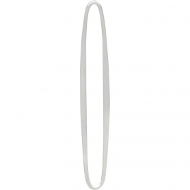 Sterling Silver Large Skinny Oval Link 40x6mm