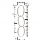 Sterling Silver Oval Link Chain Segment 47x10mm