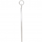 Sterling Silver Circle Pendant with Two Vertical Bars 44x35m