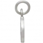 Sterling Silver Mini Openwork Wave Charm 14x8mm
