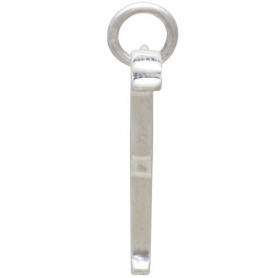 Sterling Silver Greyhound Dog Charm 19x19mm