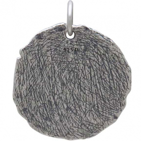 Sterling Silver Ancient Coin Charm - Dragon 24x20mm