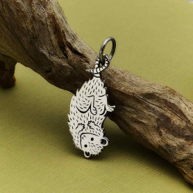 Sterling Silver Possum Charm 27x11mm