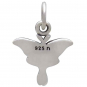 Stering Silver Tiny Luna Moth Charm 15x11mm