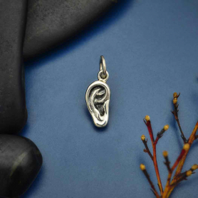 Sterling Silver Ear Charm 16x6mm