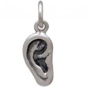 Sterling Silver Ear Charm 16x6mm