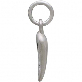 Sterling Silver Ear Charm 16x6mm