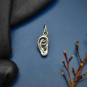 Sterling Silver Ear Charm 16x6mm