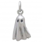 Sterling Silver 3D Ghost Charm 17x8mm