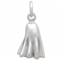 Sterling Silver 3D Ghost Charm 17x8mm