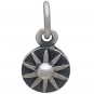 Sterling Silver Mini Sun Coin Charm