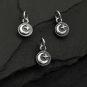 Sterling Silver Mini Moon and Star Coin Charm