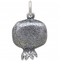 Sterling Silver Pomegranate Charm 19x12mm