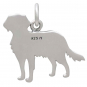 Sterling Silver Golden Retriever Dog Charm