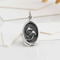 Sterling Silver Mushroom Wax Seal Charm 23x11mm