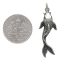 Sterling Silver Single Koi Charm with Dime
