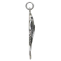 Sterling Silver Single Koi Charm Side View
