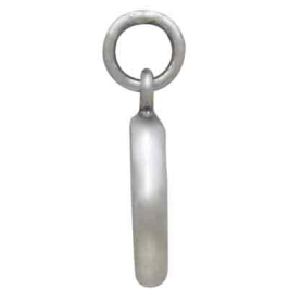 Sterling Silver Wax Seal with Bronze Star Charm Side View