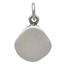 Sterling Silver Wax Seal with Bronze Star Charm Back View