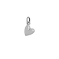 Nina Designs Sterling Silver Small Puffed Heart Charm 14x8mm
