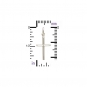 Sterling Silver Cross Charm with Raised Ridges 23x10mm