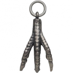 Sterling Silver Bird Claw Charm Talons 22x10mm