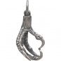 Sterling Silver Bird Claw Charm Talons 22x10mm