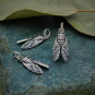 Sterling Silver Small Cicada Charm 21x8mm