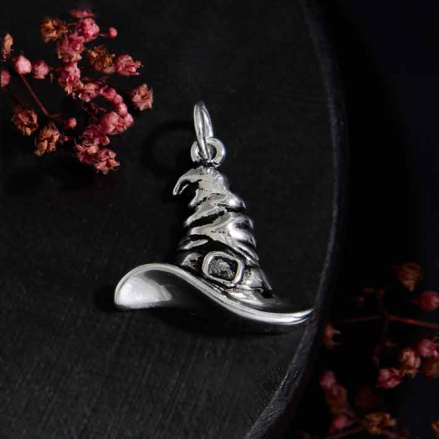 Sterling Silver Witch Hat Charm