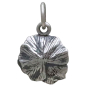 Sterling Silver Poppy Solderable Charm Back View