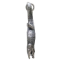 Sterling Silver Alligator Pendant Side View
