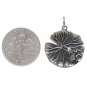 Sterling Silver Frog on Lilypad Charm with Dime