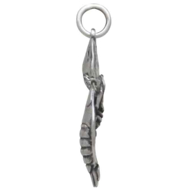 Sterling Silver Lobster Charm Side View