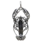 Sterling Silver Lobster Charm Back View