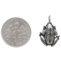 Sterling Silver Dimensional Frog Charm