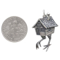Sterling Silver Baba Yaga House Charm
