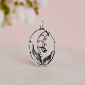 Sterling Silver Lily of the Valley Charm