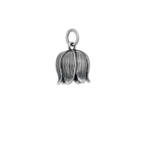 Sterling Silver Single Lily of the Valley Charm 16x10mm