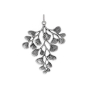 Sterling Silver Maidenhair Fern Charm 36x26mm