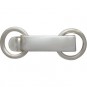Sterling Silver Narrow Snap Clasp 20x7mm