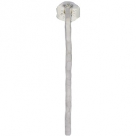 Sterling Silver Hammer Finish Hoop Earrings on Post 25x25mm