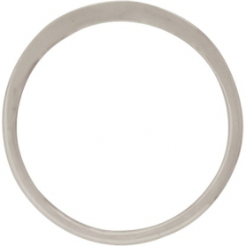 Silver Stud Earrings - Open Circle Post Earring 18x18mm